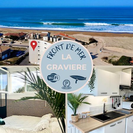 La Graviere, Cozy Studio Wifi & Parking 20M Ocean Surf Plage سورت-هوسيغور المظهر الخارجي الصورة
